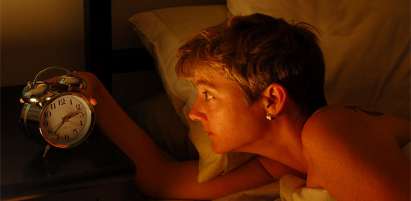 Änderung des Schlafplatzes bei einer Durchschlafstörung.